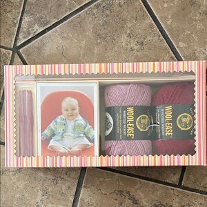 LION BRAND crochet box